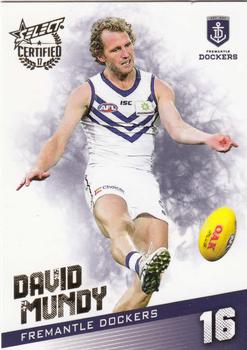 2017 Select Certified #72 David Mundy Front